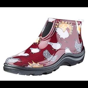 Sloggers Women's Ankle Boot, Chickens Barn Red